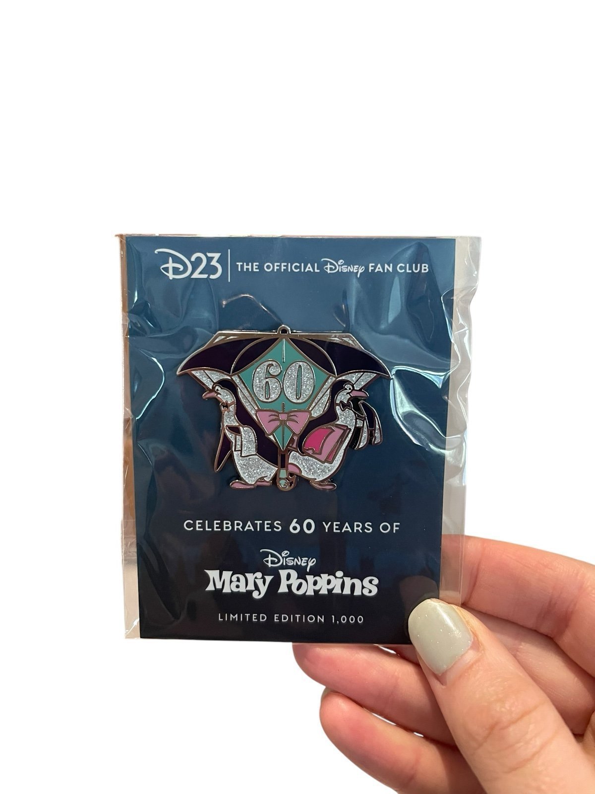 New D23 Exclusive Mary Poppins 60th Anniversary Pin