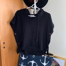 Roxy poncho sweater