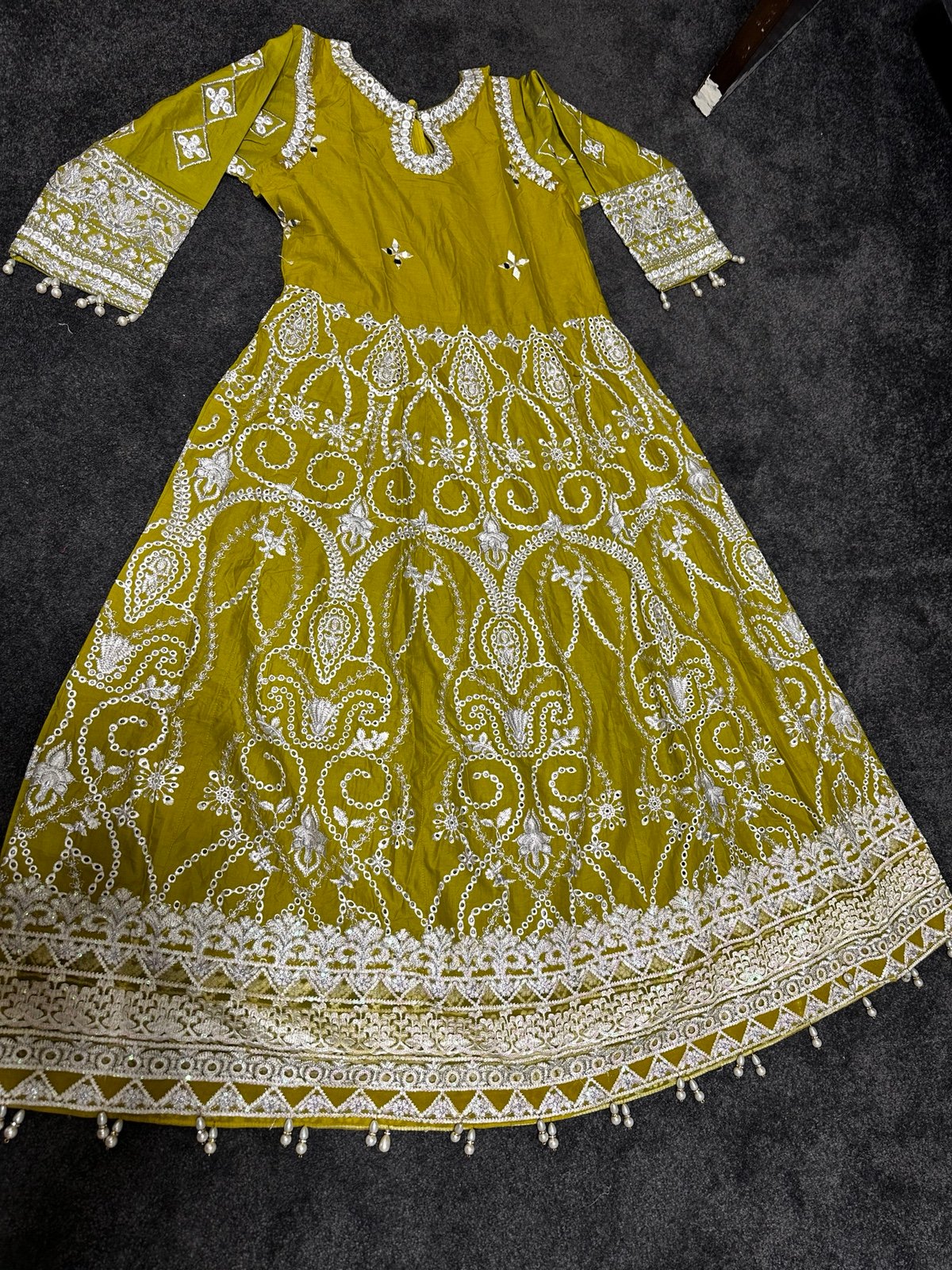 Beautiful lawn embroidered dress