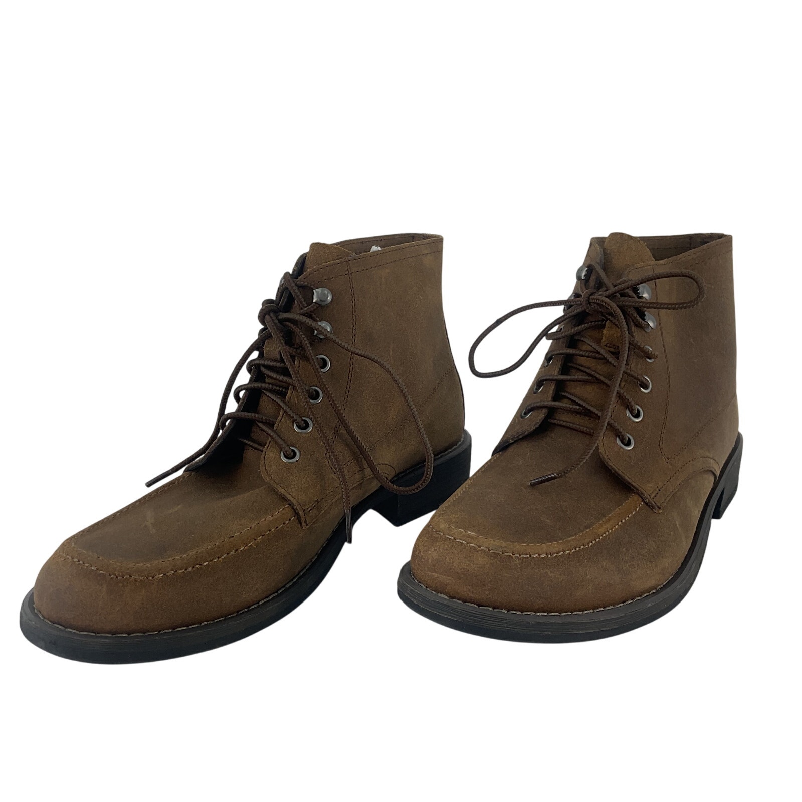 Eastland Men's Suede Chukka Ankle Boots Brown Leather Size 9.5 Preowned