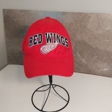 Detroit Red Wings Hat Jason Williams signed