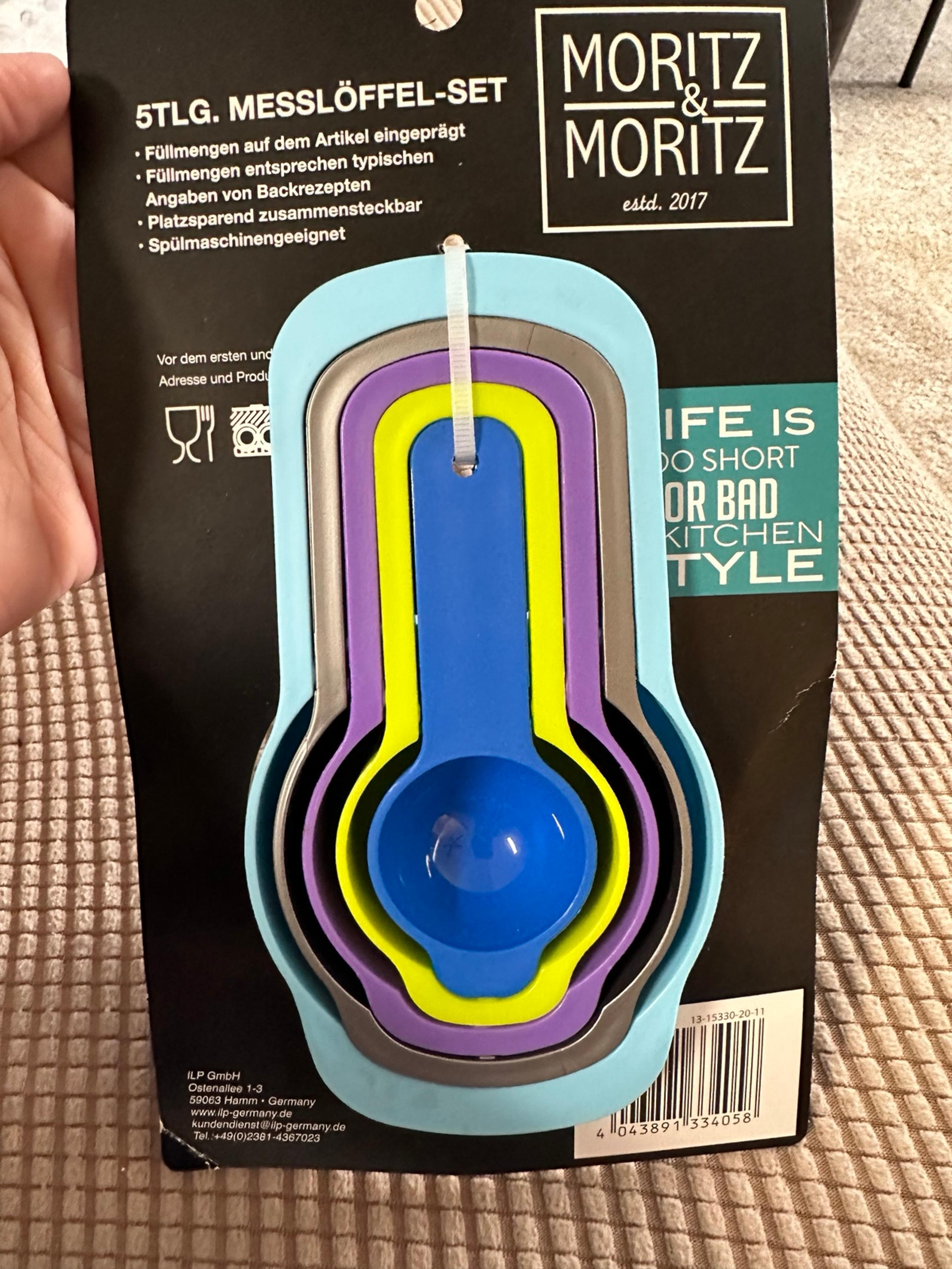 New 5 pcs multicolored measuring cup and spoons