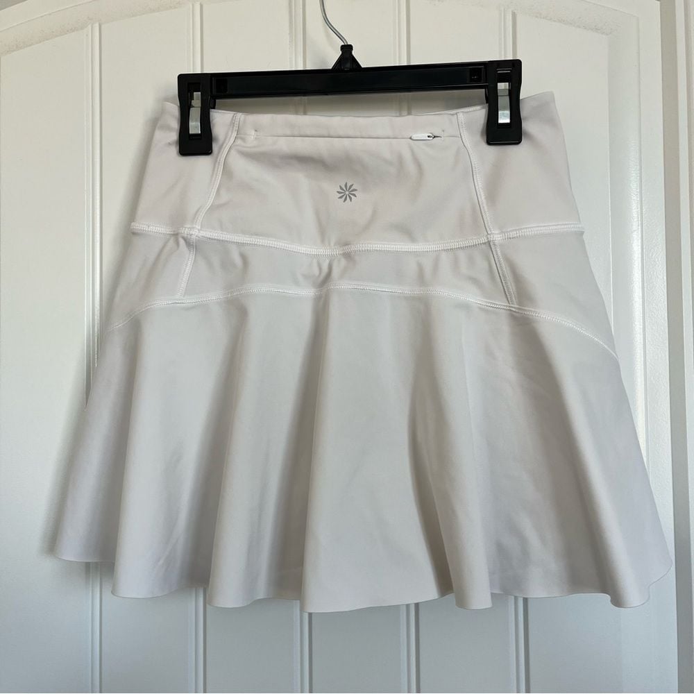 Athleta Women's Ace Tennis Skort White XXS active outdoor workout