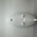 FENTON vintage Milk Glass 8 Oval footed Pickle /Serving Bowl USA Scalloped Edge