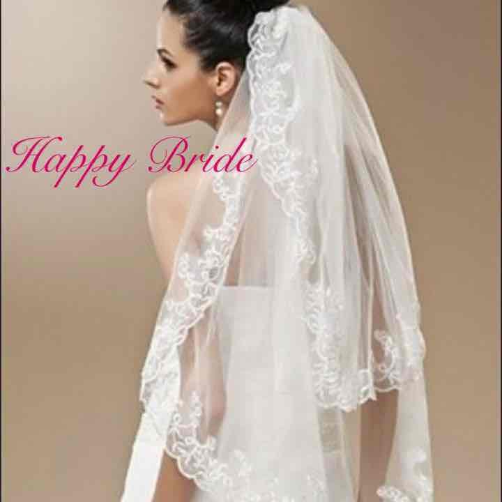 Gorgeous 2tier Edge Detail Veil