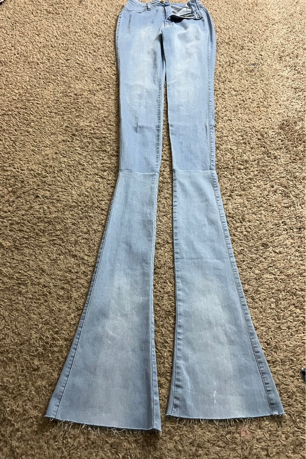 Custom stacked jeans