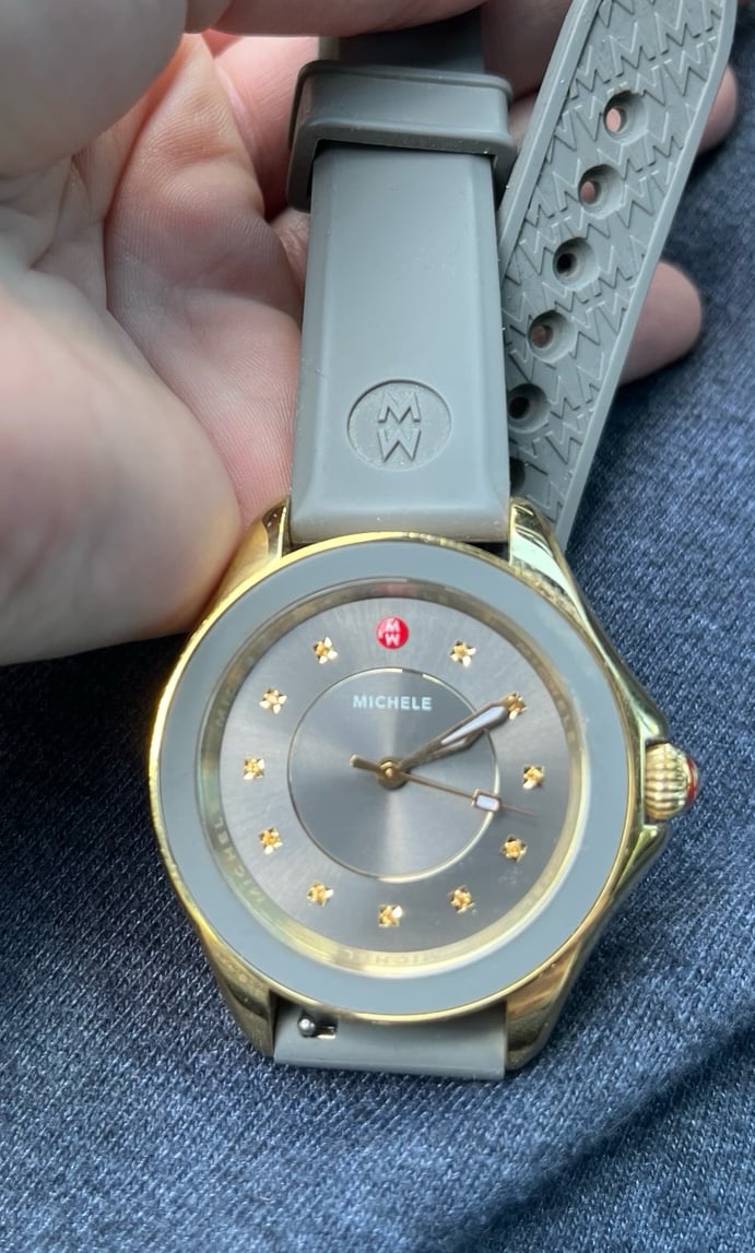 michele rubber watch