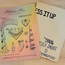 Rare UNCUT Vintage Patterns Plus Swag, Prissy Jabot, Valance Window Coverings