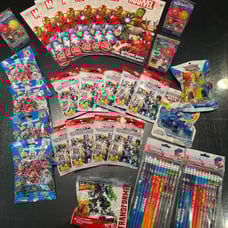 Bulk action figures and party favors - Transformers and Marvel