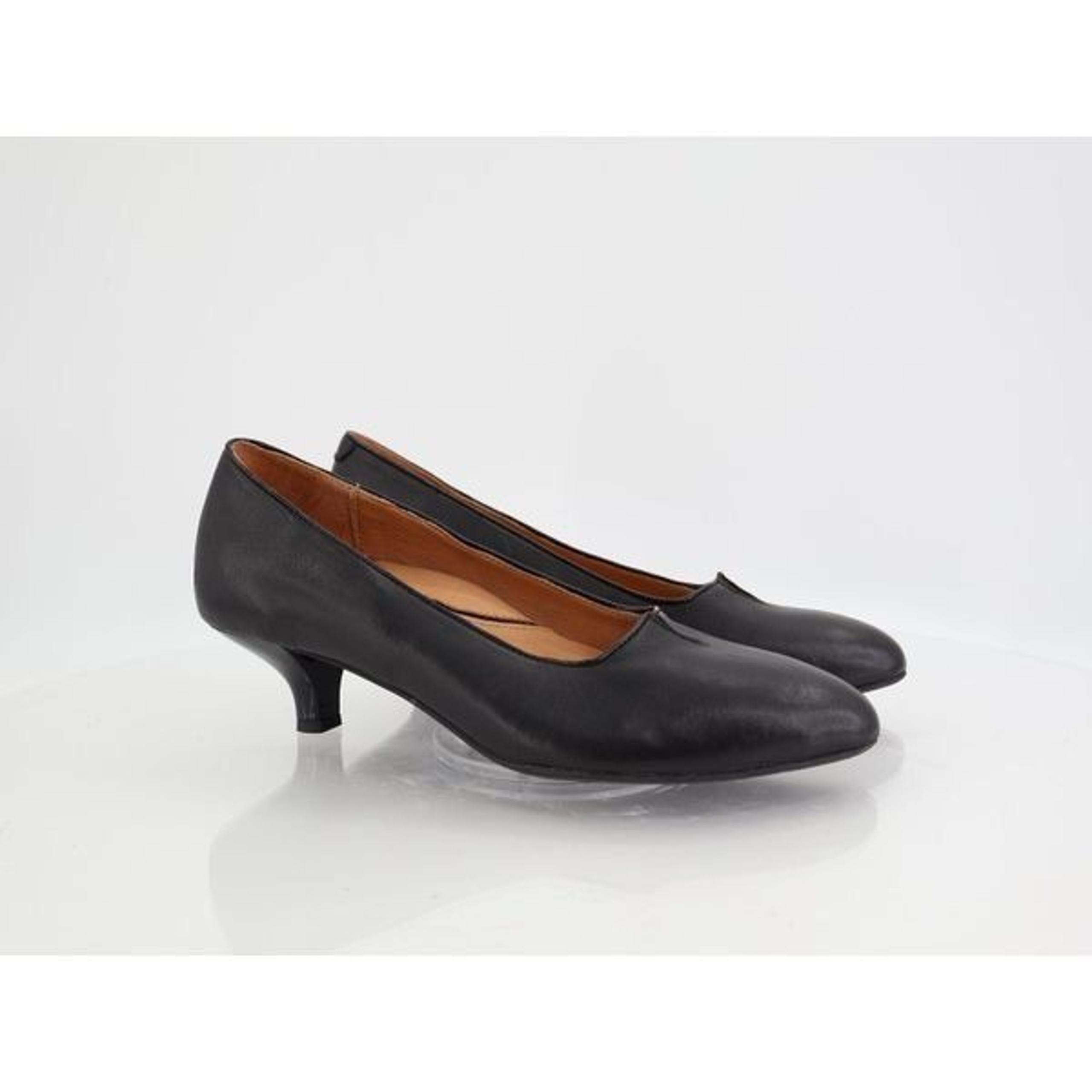 L'Amour Des Pieds Pump Kavan Women's Size 7M Black Kitten Heel Comfy Career