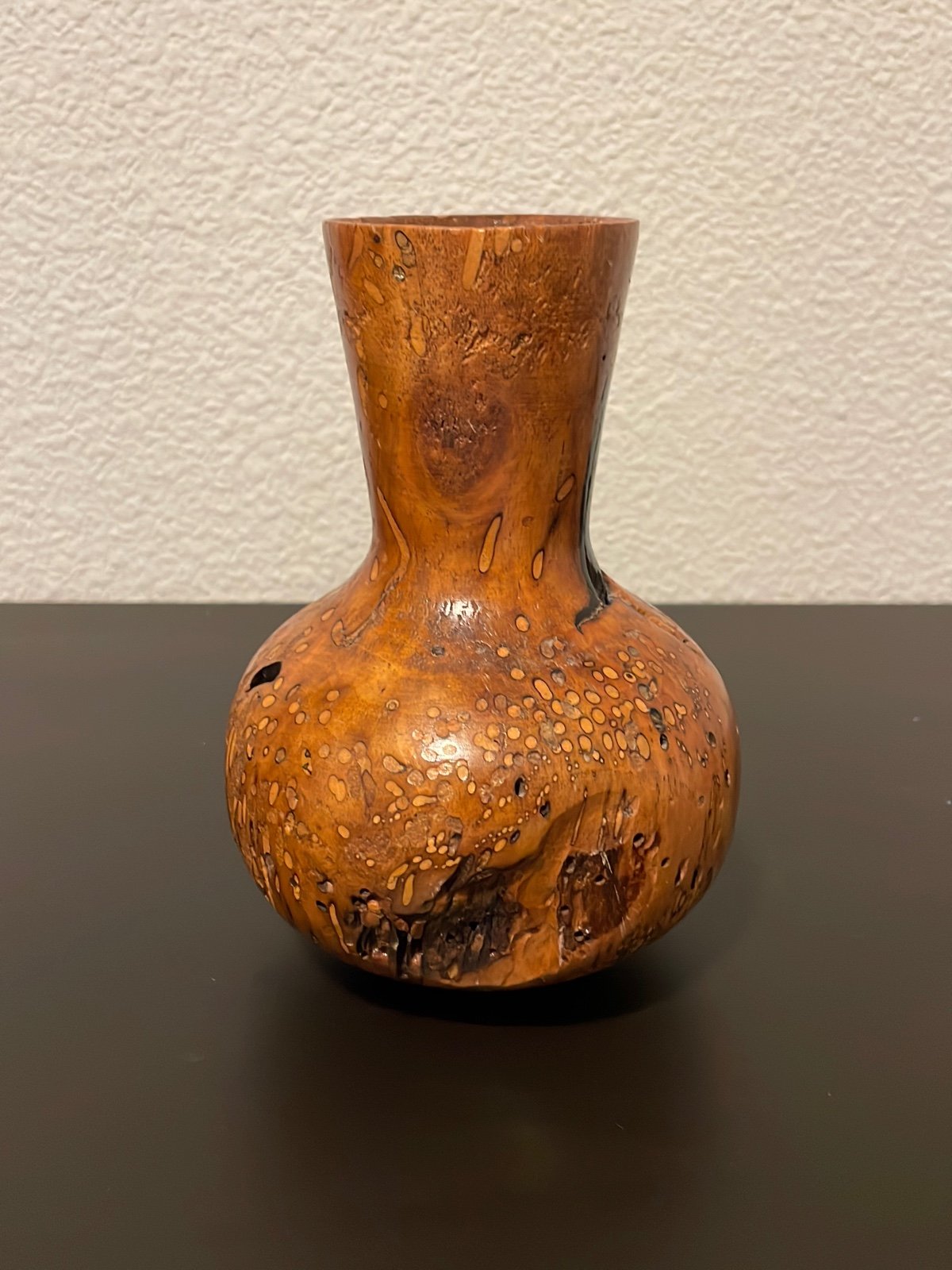 Burl Wood Vase
