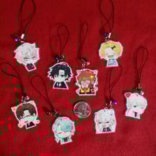 Laminate mystic messenger charm set of 8