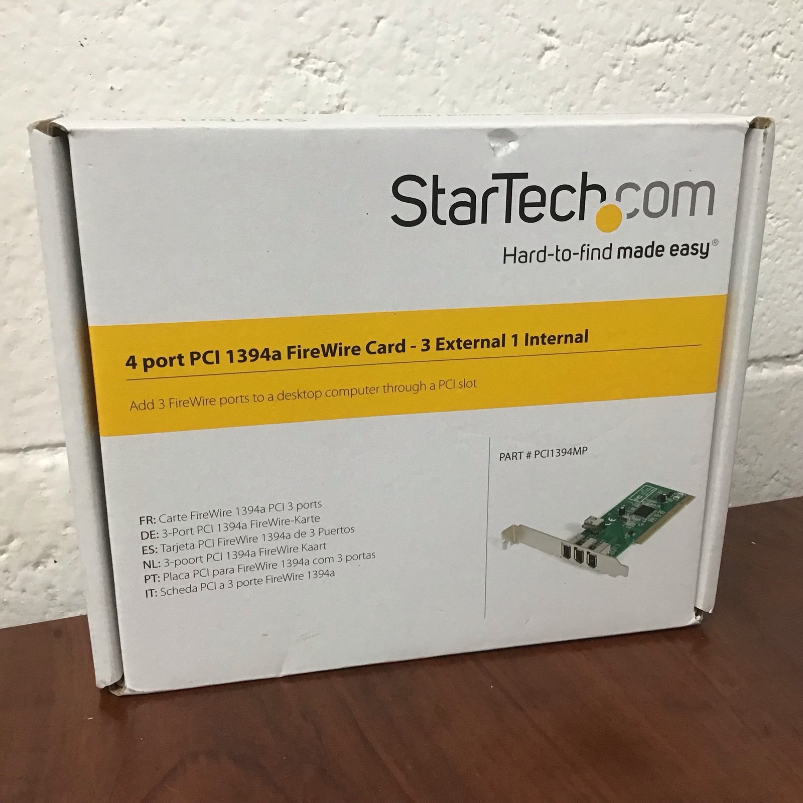 StarTech 4-Port PCI 1394a FireWire Adapter Card