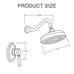 Bathroom Shower Head Faucet Valve G1/2