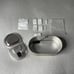 Cat & Dog 2.6L Stainless Steel Pet Water Fountain & Feeder