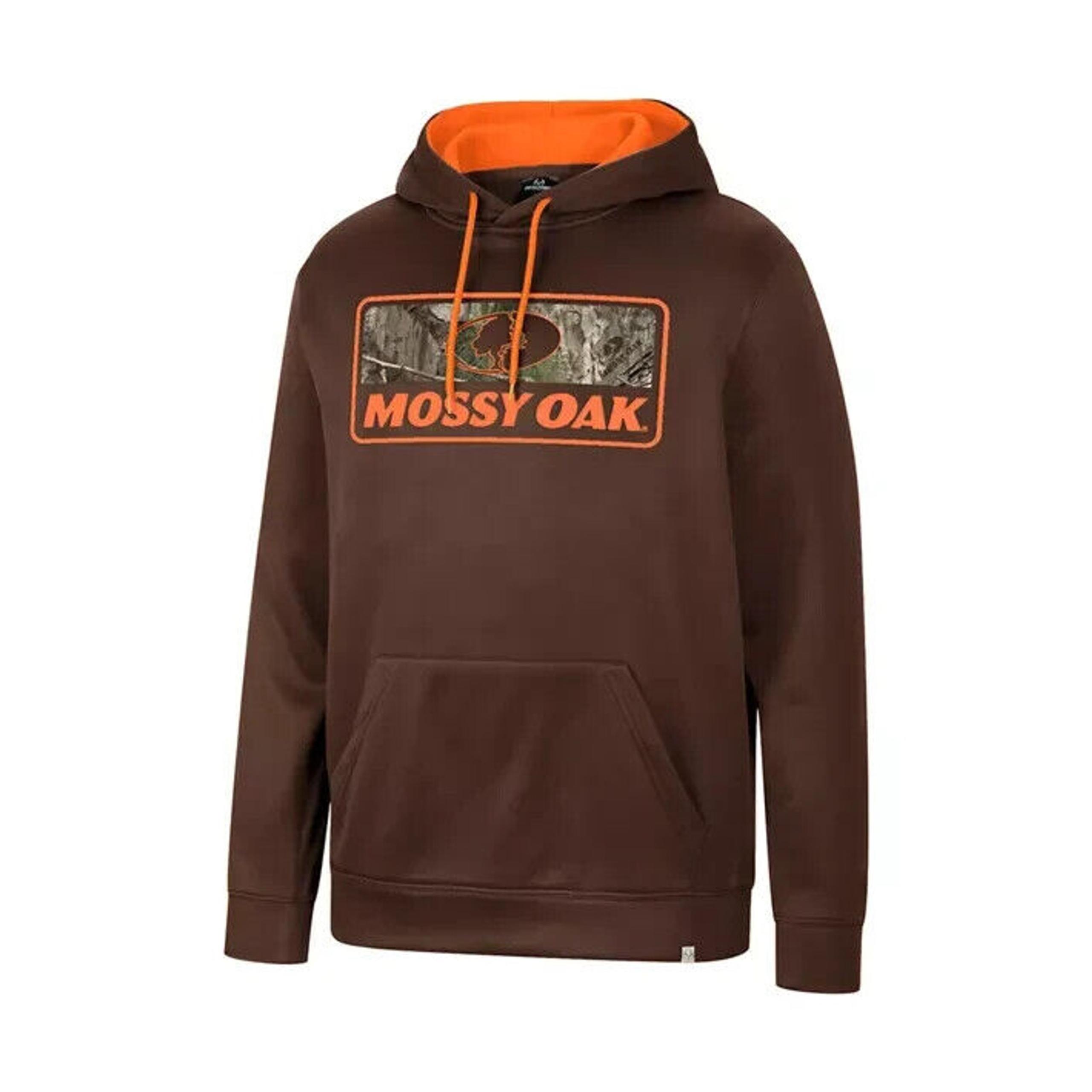 Colosseum Athletics Mossy Oak Hoodie Brown Orange Men's Size Medium NWT/MSRP$55