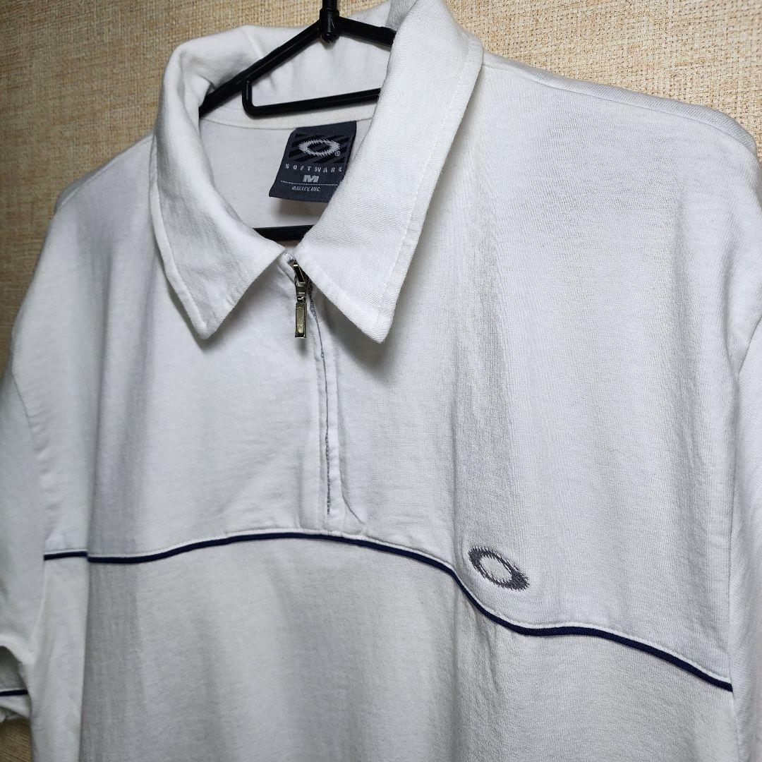 Excellent Condition】 90s-00s OAKLEY Oakley Half-Zip Cotton M