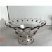 Bowl Fruit Compote Red Teardrop Indiana Class Pedestal Scalloped Edge Fruit
