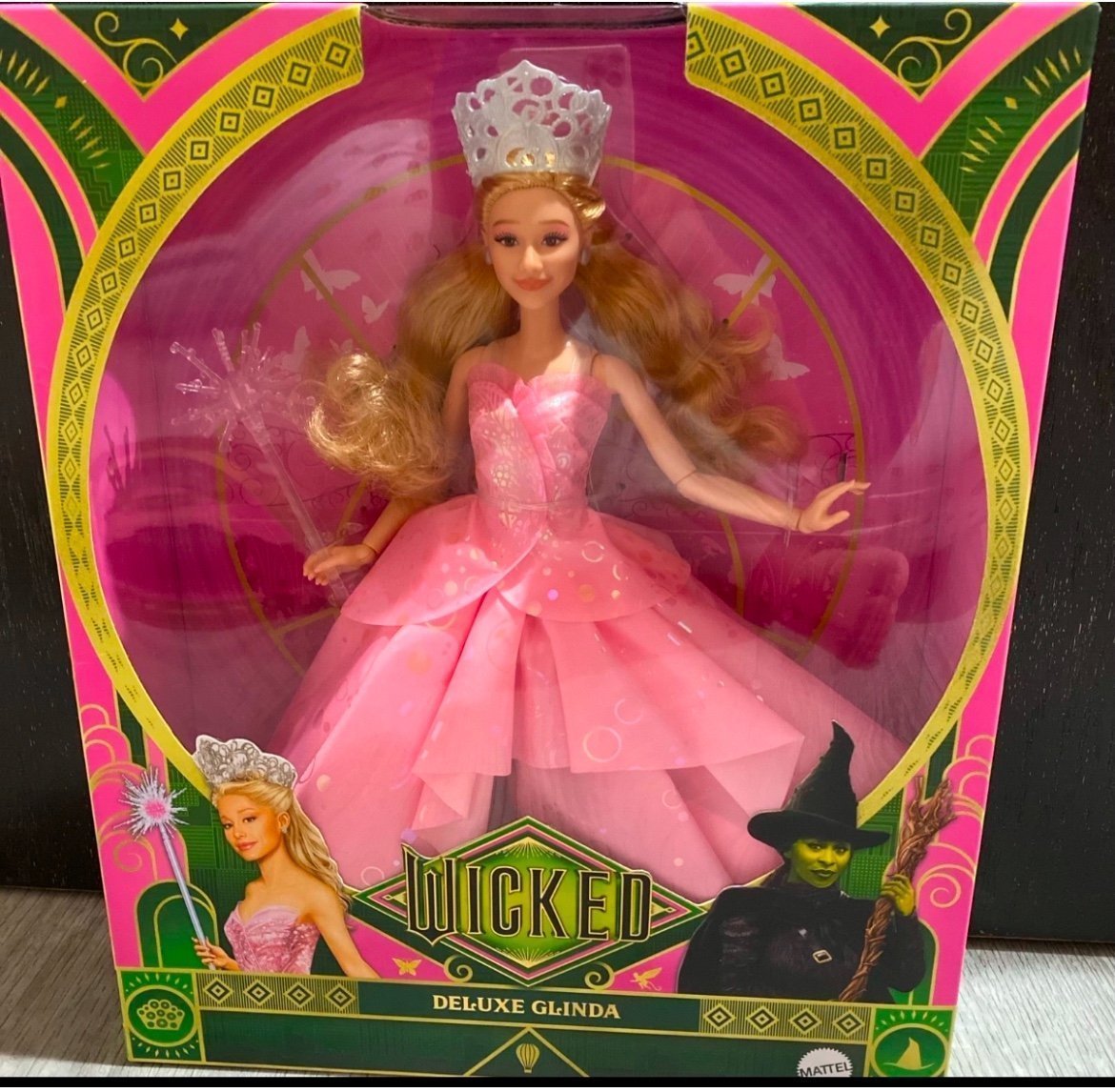 Mattel Wicked Movie Deluxe Glinda Fashion Doll Misprint Error Wicked.com