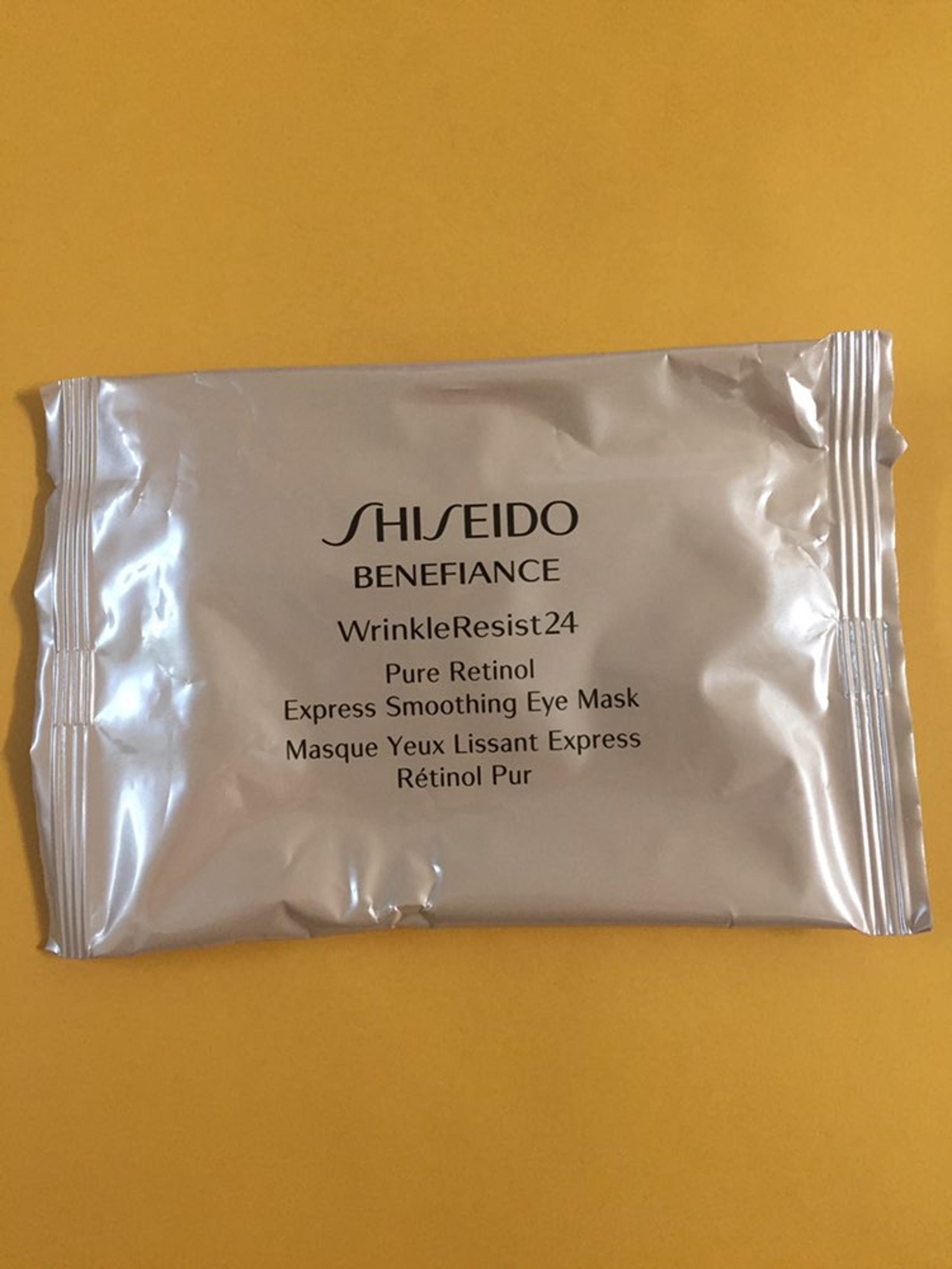 Shiseido Wrinkle Resist eyes mask