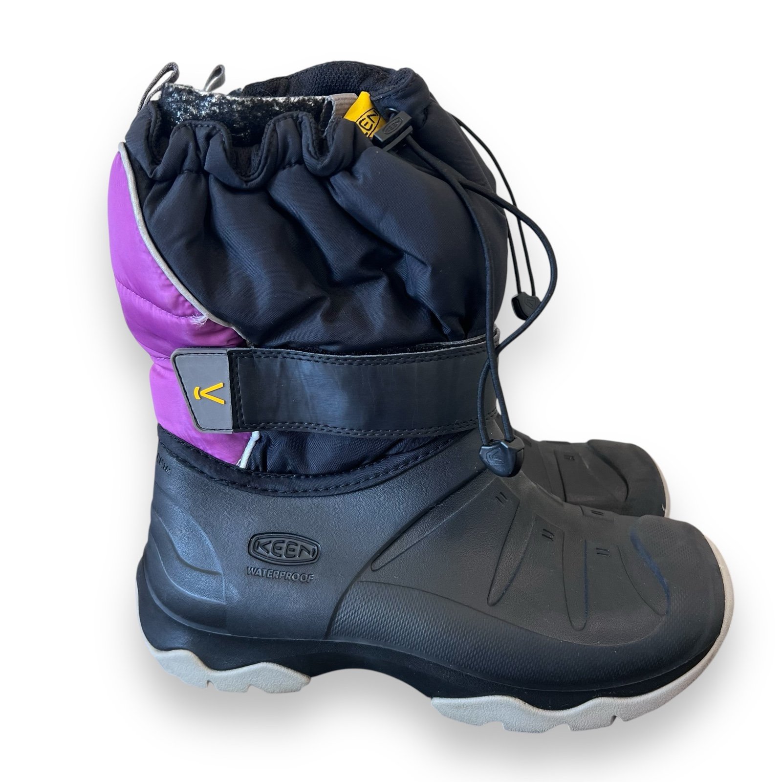 Keen Big Kids Lumi Boot II Black Violet Size 6 Warm Winter Boots