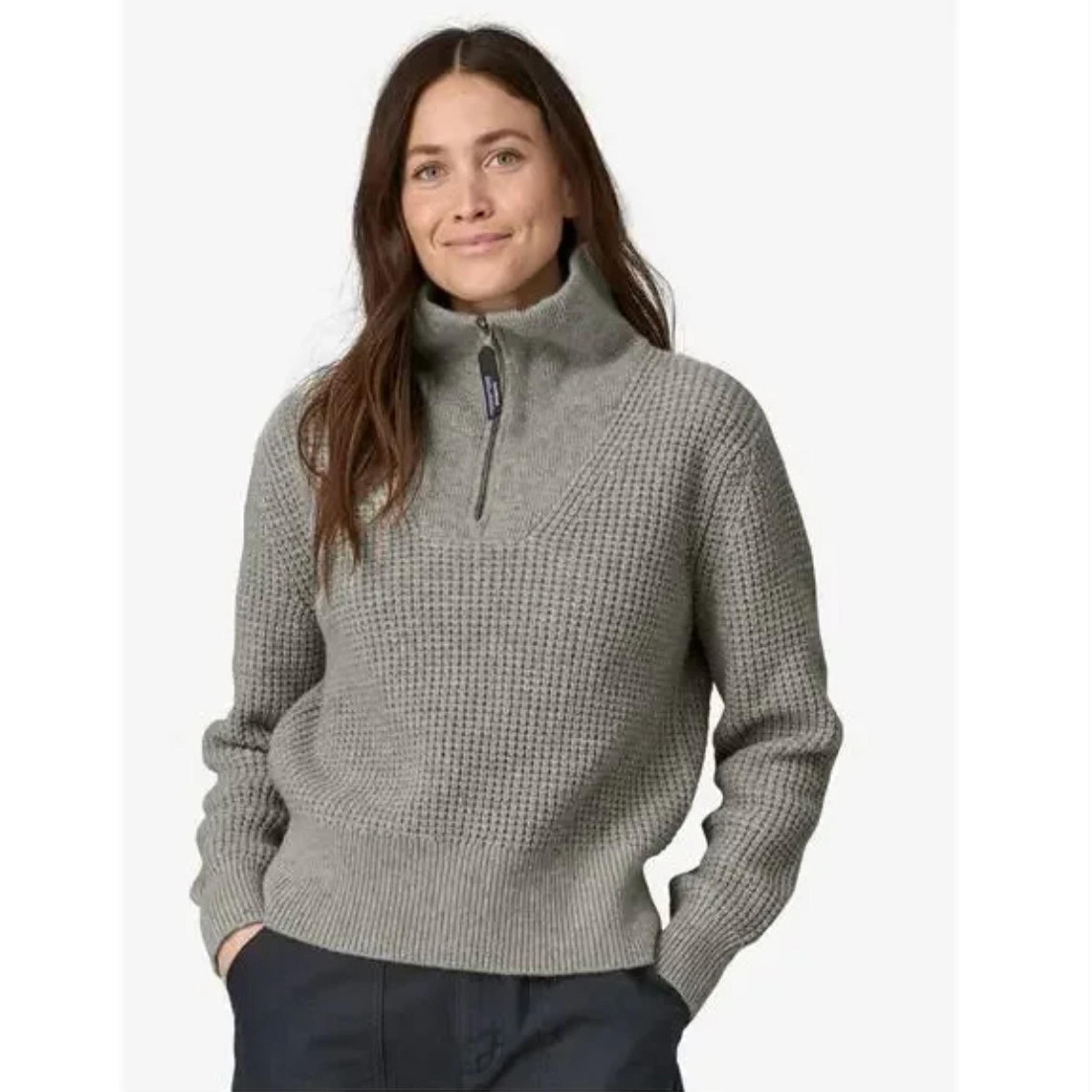 Patagonia Women's Recycled Wool-Blend 1/4-Zip Sweater