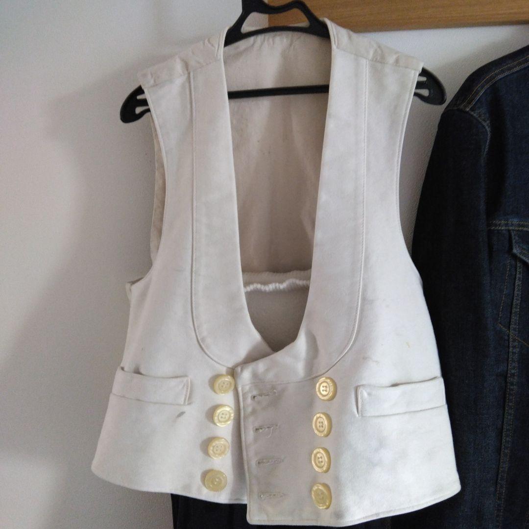 FHB White Vest Size 50
