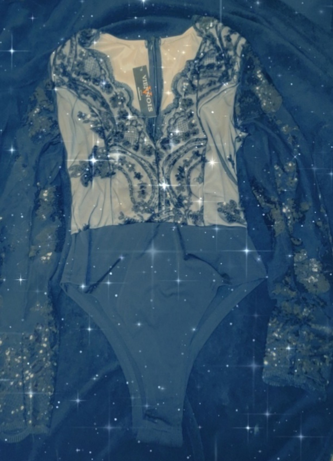 Sexy sequin bodysuit
