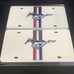 Mustang Brand New Front Vanity Metal Plate Frame Holder (2 Pack)