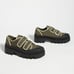 Anthropologie Silent D Prolz Platform Sneakers Green Utility Utilitarian Size 38