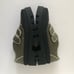 Anthropologie Silent D Prolz Platform Sneakers Green Utility Utilitarian Size 38