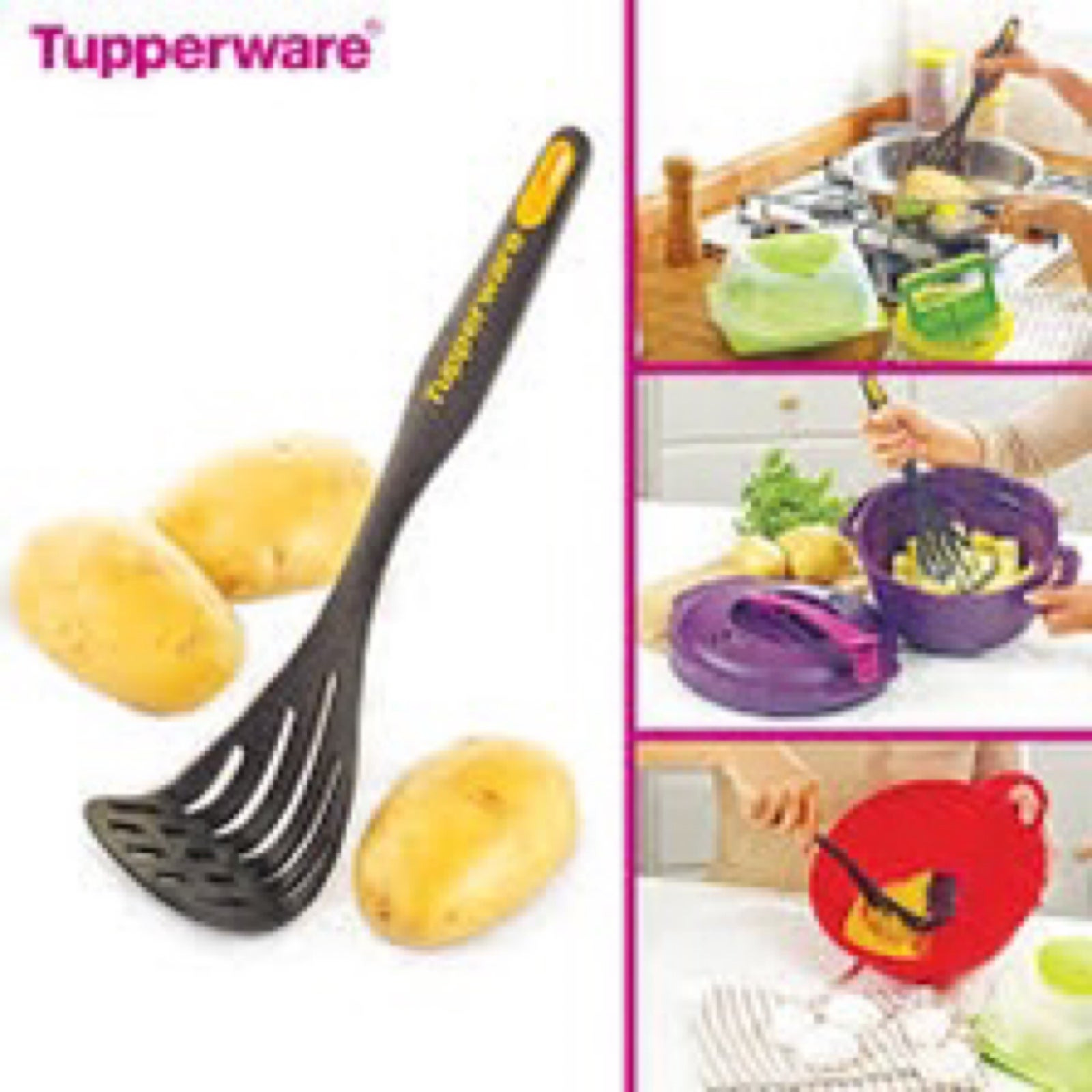 TUPPERWARE MASHER Set of 2