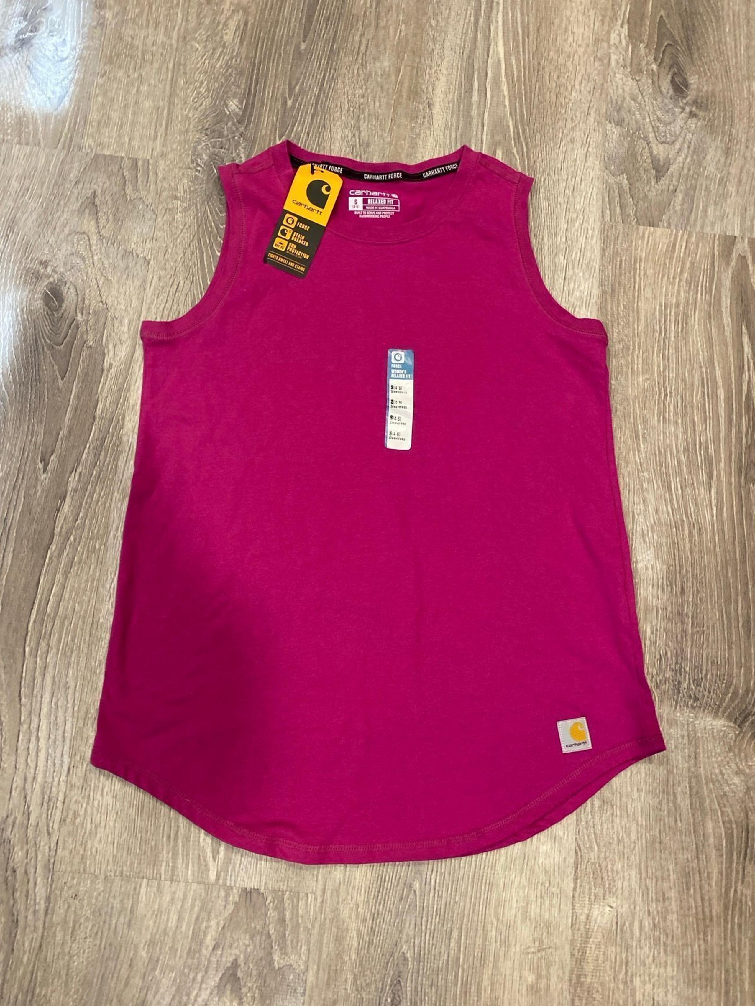 Women's Carhartt tank top size small 4-6 relaxed fit