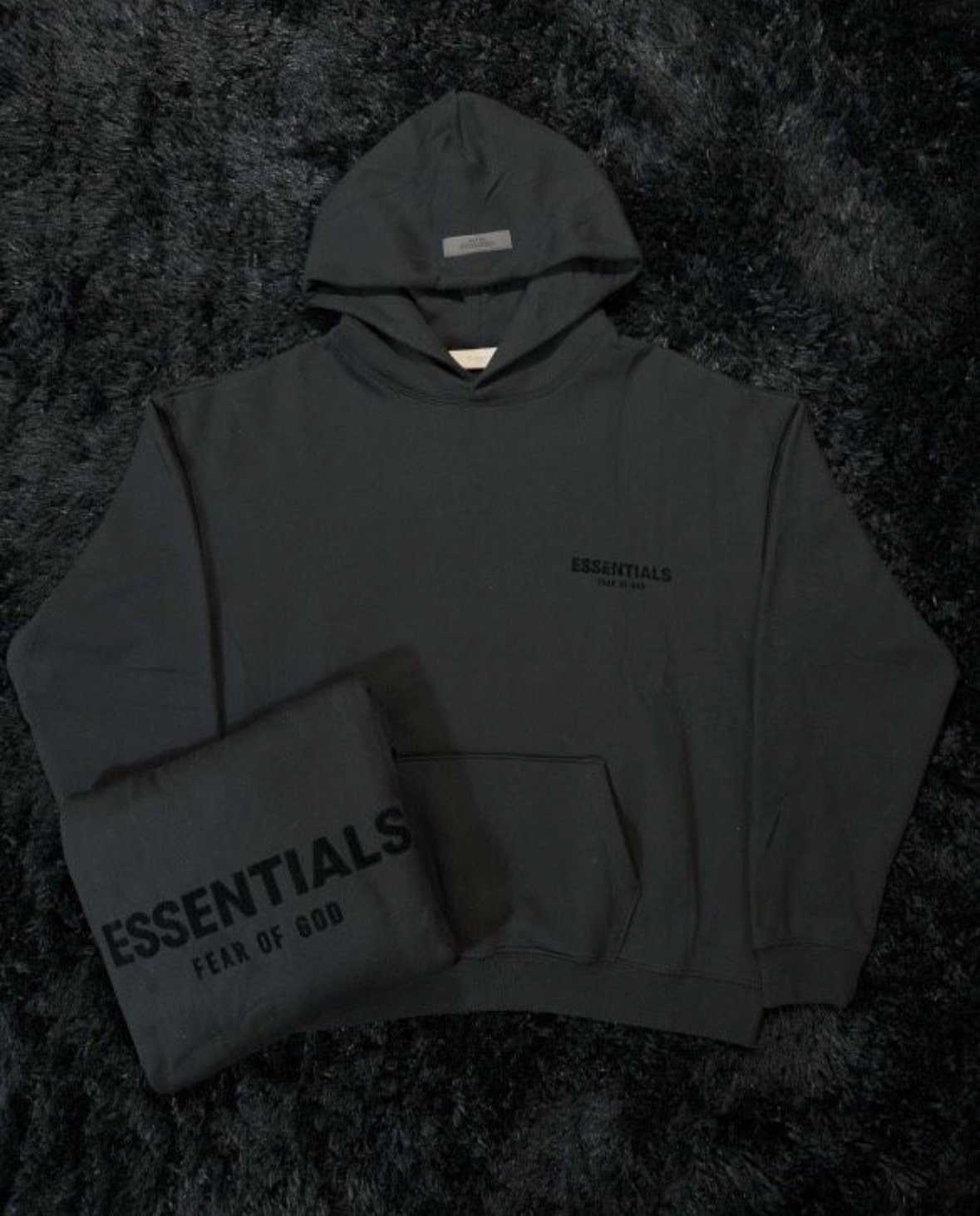 Fear of God Essentials Hoodie Strech Limo (SS22) [Size Large] SameDay Shipment