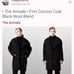 The Arrivals Finn Cocoon coat size Small black women wool coat luxury high end