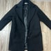 The Arrivals Finn Cocoon coat size Small black women wool coat luxury high end