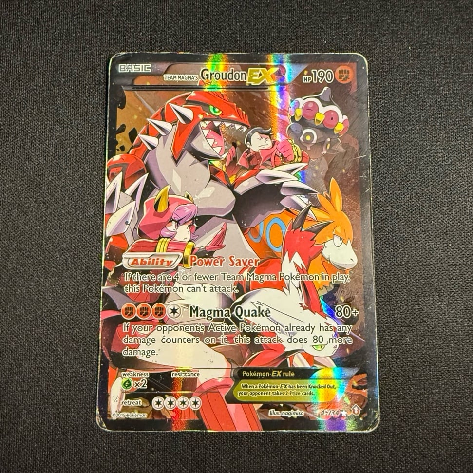 Team Magma's Groudon EX (HP/DMG)