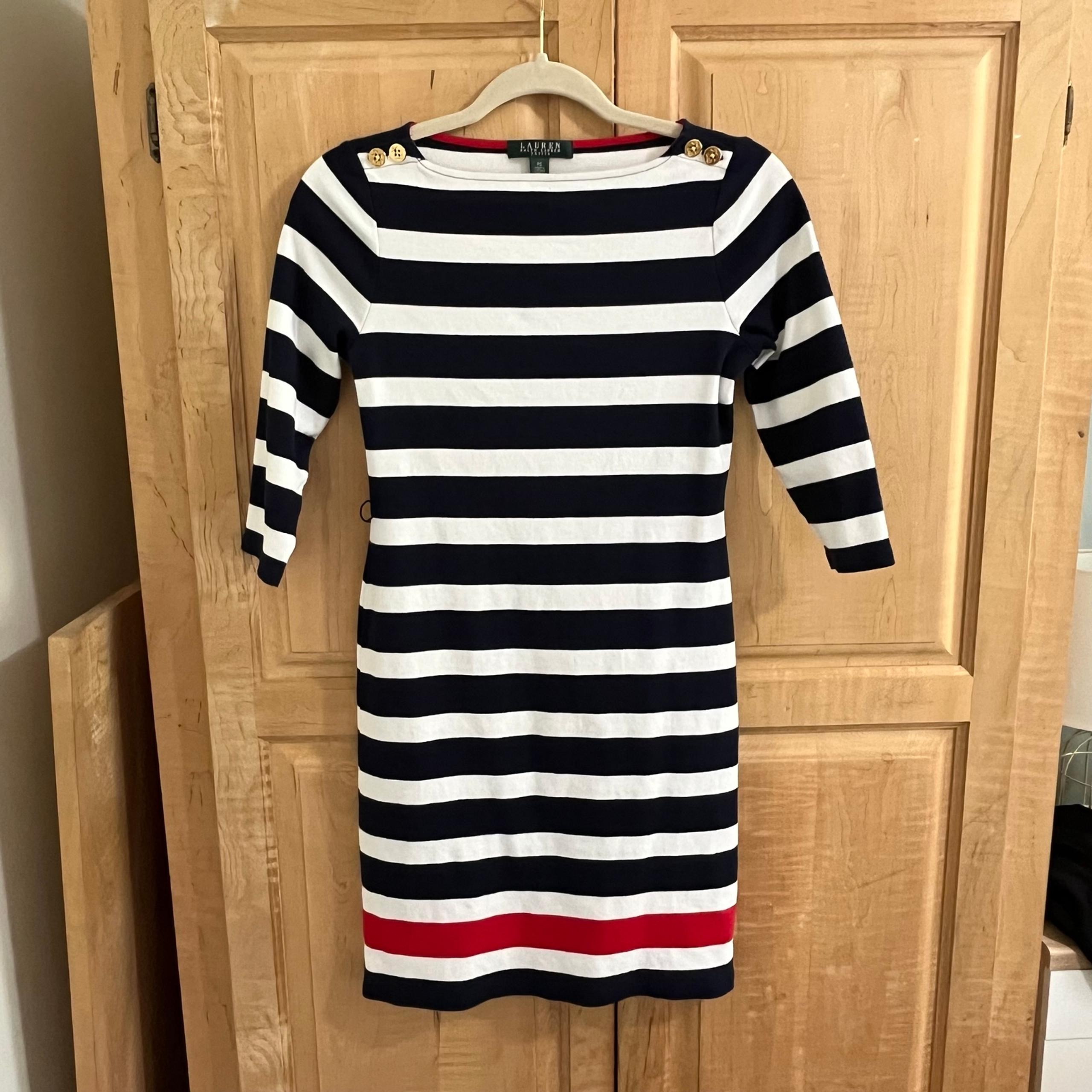 Lauren Ralph Lauren nautical dress size PS