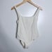 NWT Massimo Dutti Off White One Piece Open Back Swimsuit Size Large