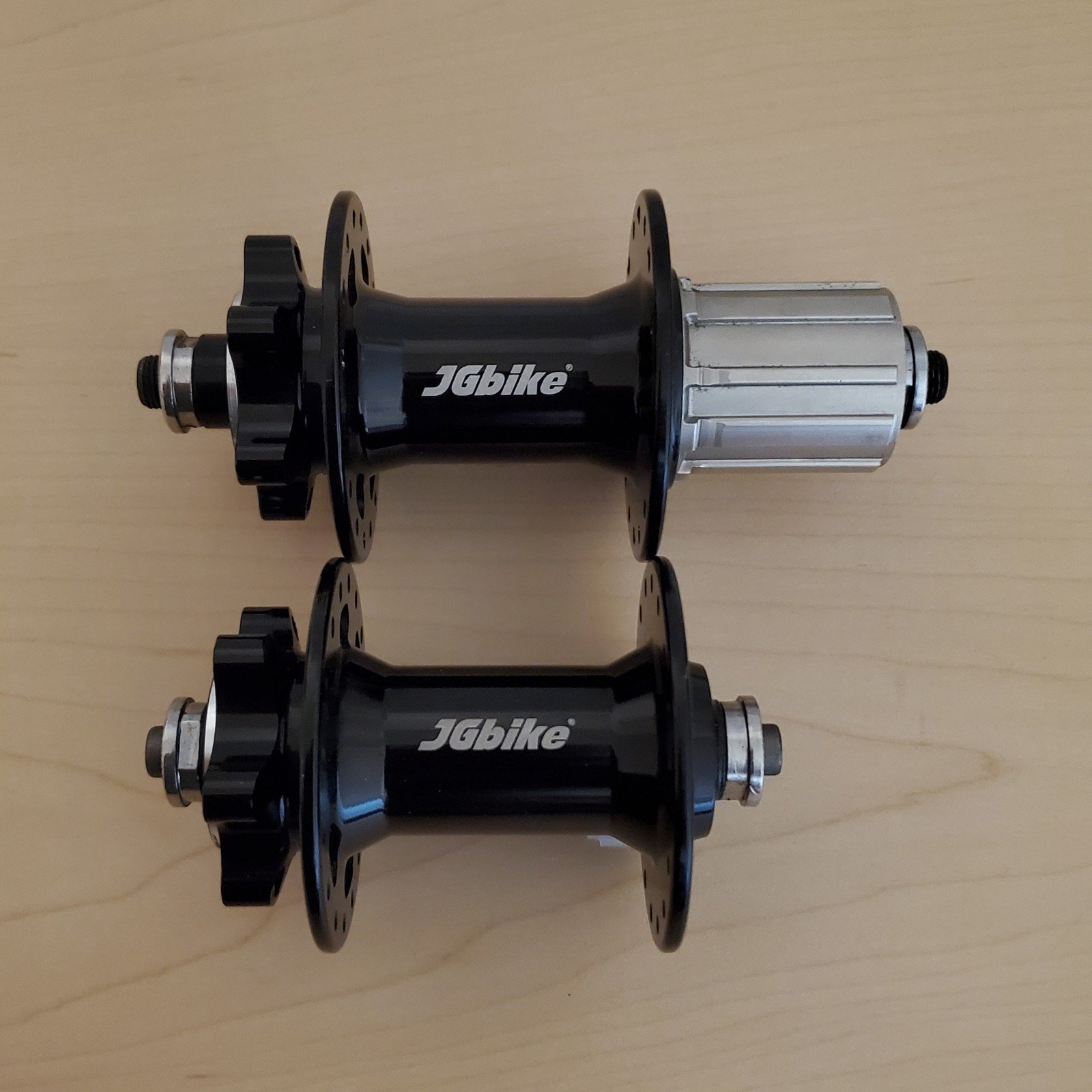 JGbike Mountain Bike MTB 32 Quick Release Disc Brake Mount Wheel Hub Set Black