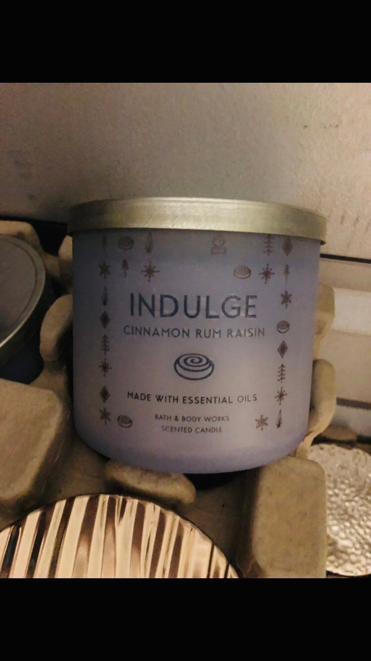 Bath & Body Works New Indulge Cinnamon Rum Raisin