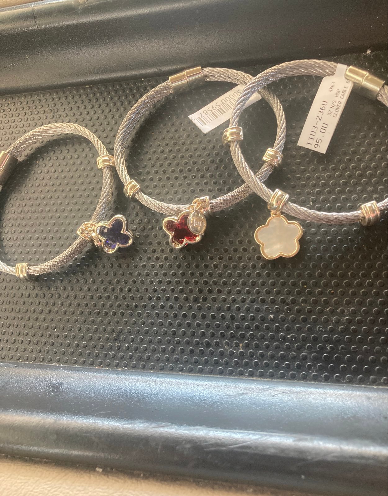 Braclets birthstones january febuary and