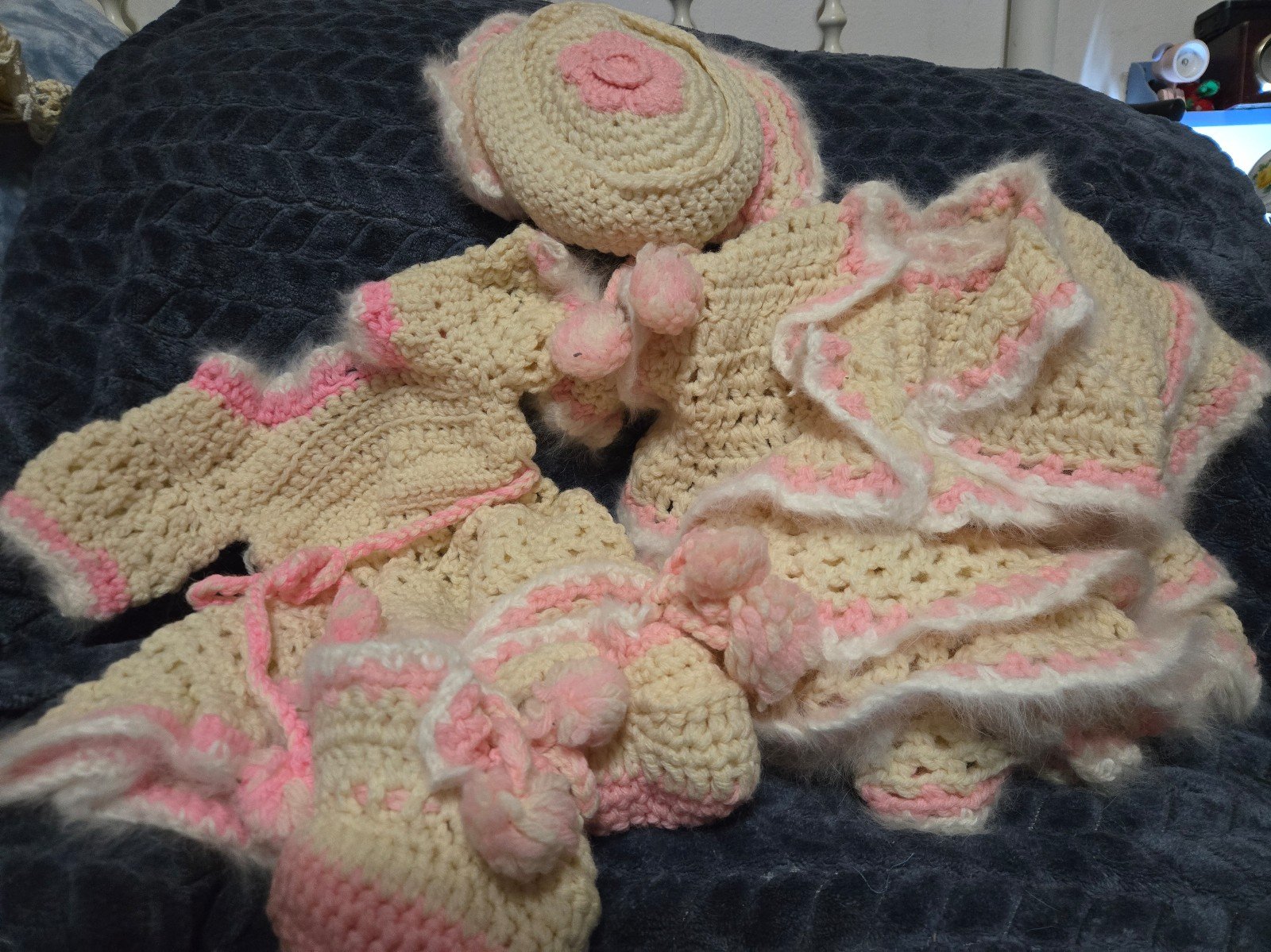 Infant Girl Crochet Set