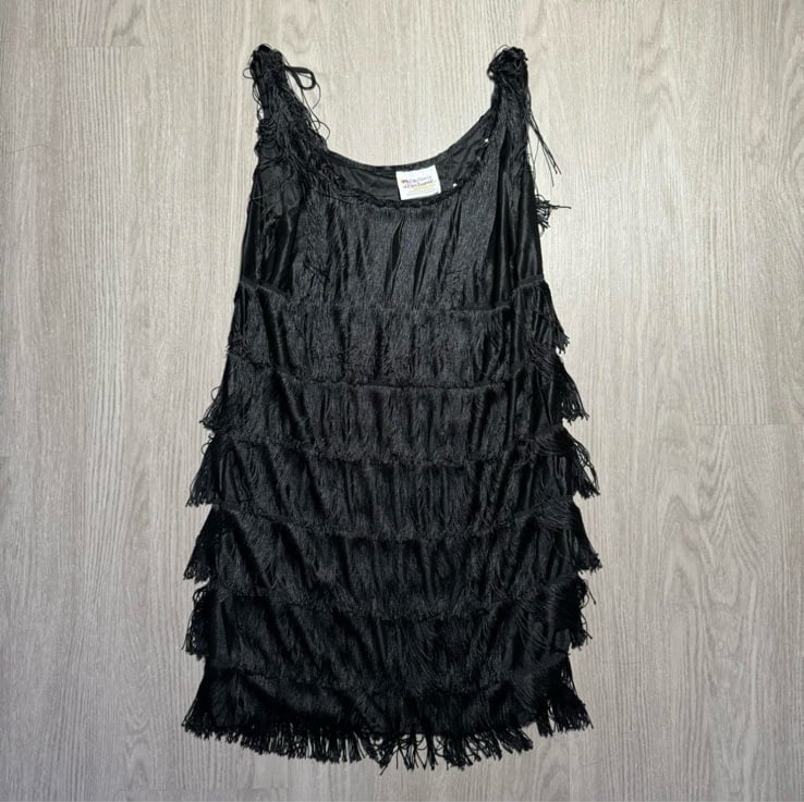 Flapper Girl Halloween Costume Fringe Dress Cosplay