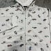 NWT Vintage Y2K Southpole White Shoes Zip Up Hoodie XXL Skater Grunge Pinkman