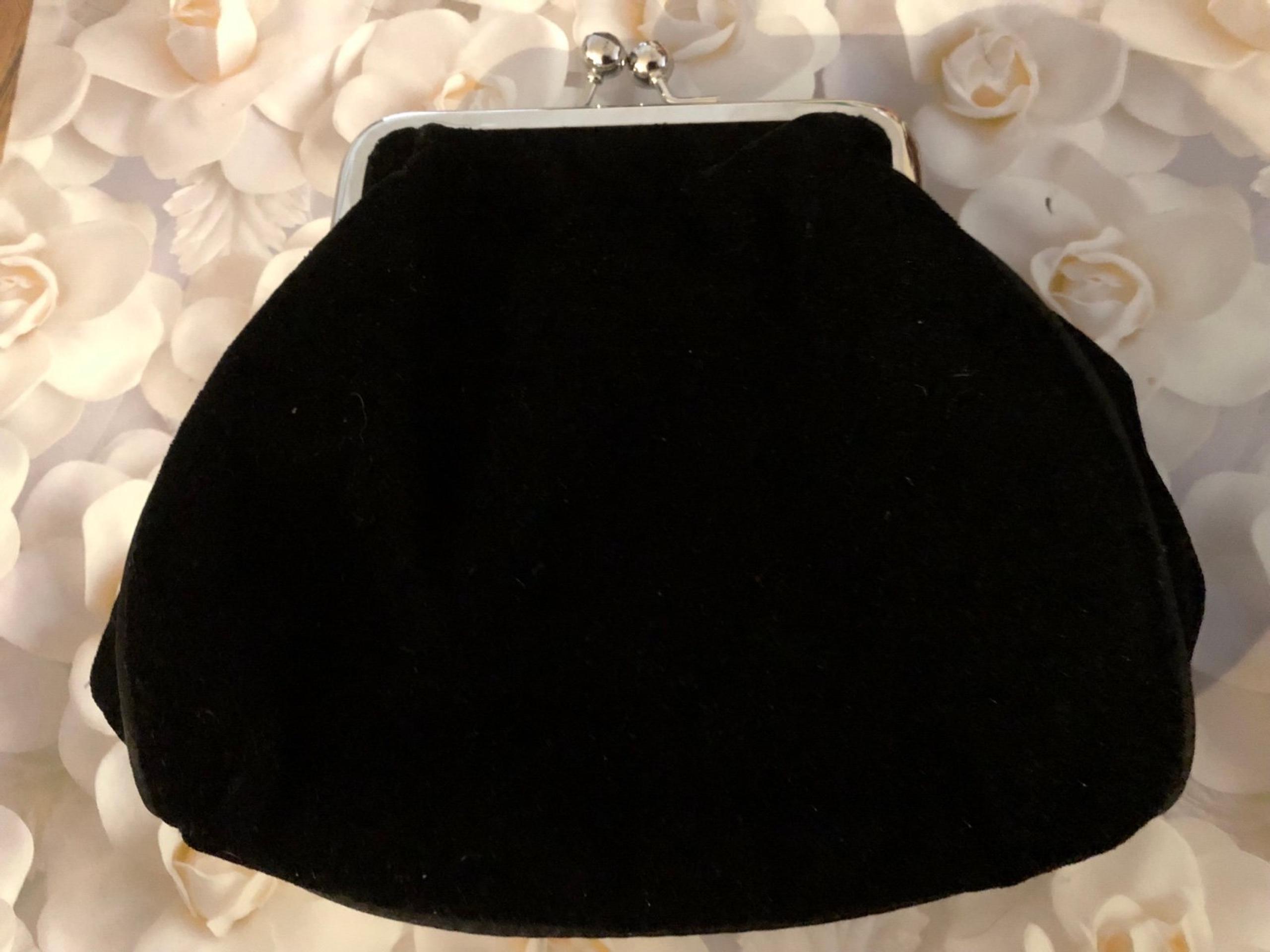 White House Black Market Velvet Cross Body, Clutch Purse, Evening Bag, Mini