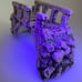 Aquarium Fish Tank Decor Ornament Wood Stone Bridge Cave Tunnel UV 6.5 x 3.5