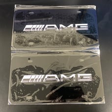 AMG Brand New Front Vanity Metal Plate Frame Holder (2 Pack)