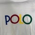 New Polo Ralph Lauren Men’s Spelled Out Logo Long Sleeves White Tee Size S
