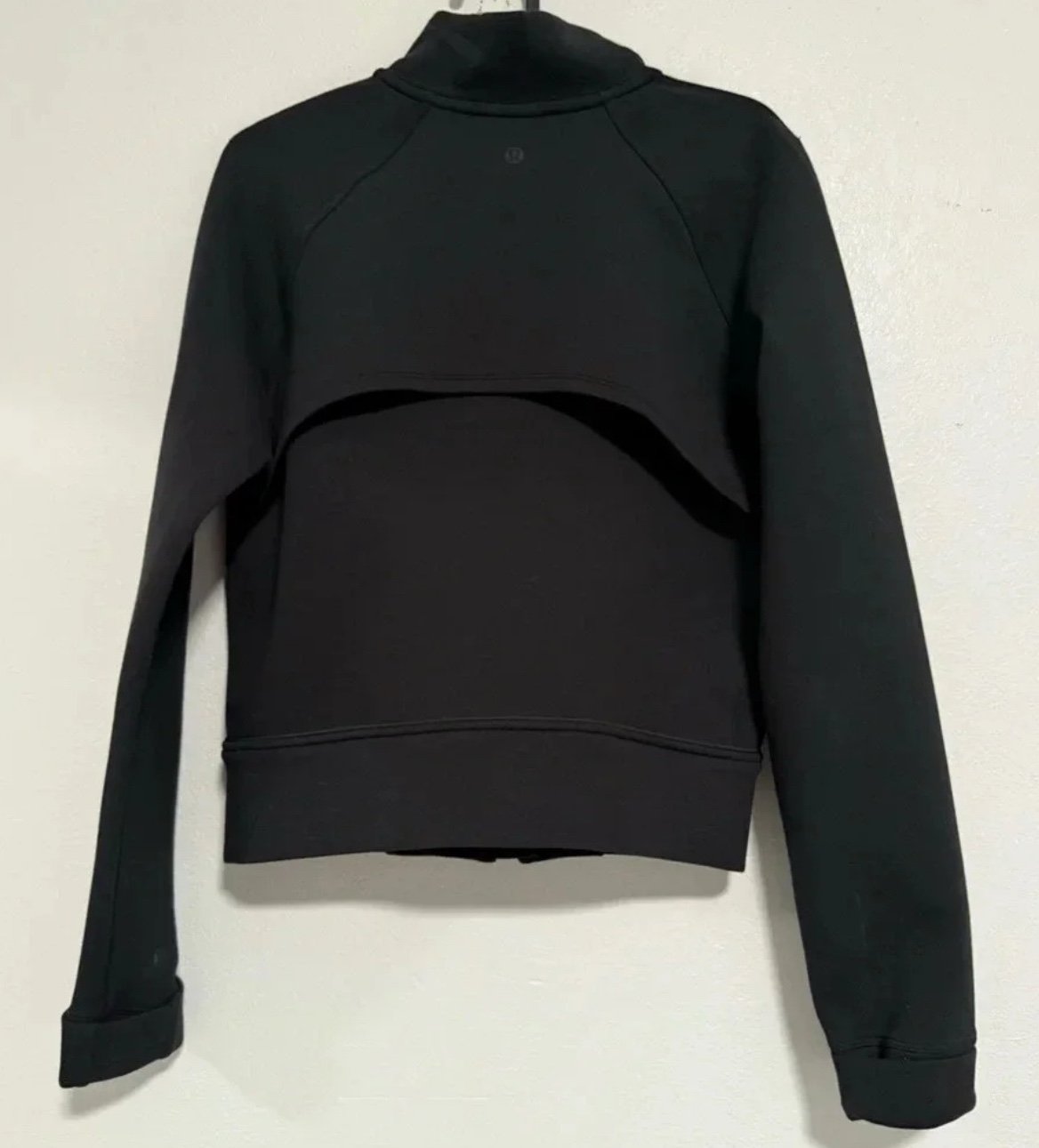 Lululemon Special Edition Jacket 6 Peplum Black Full Zip